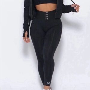 Bombshell Sportswear High-Waisted Yoga Gym Workout Casual Black Leggings